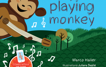 The guitar playing monkey